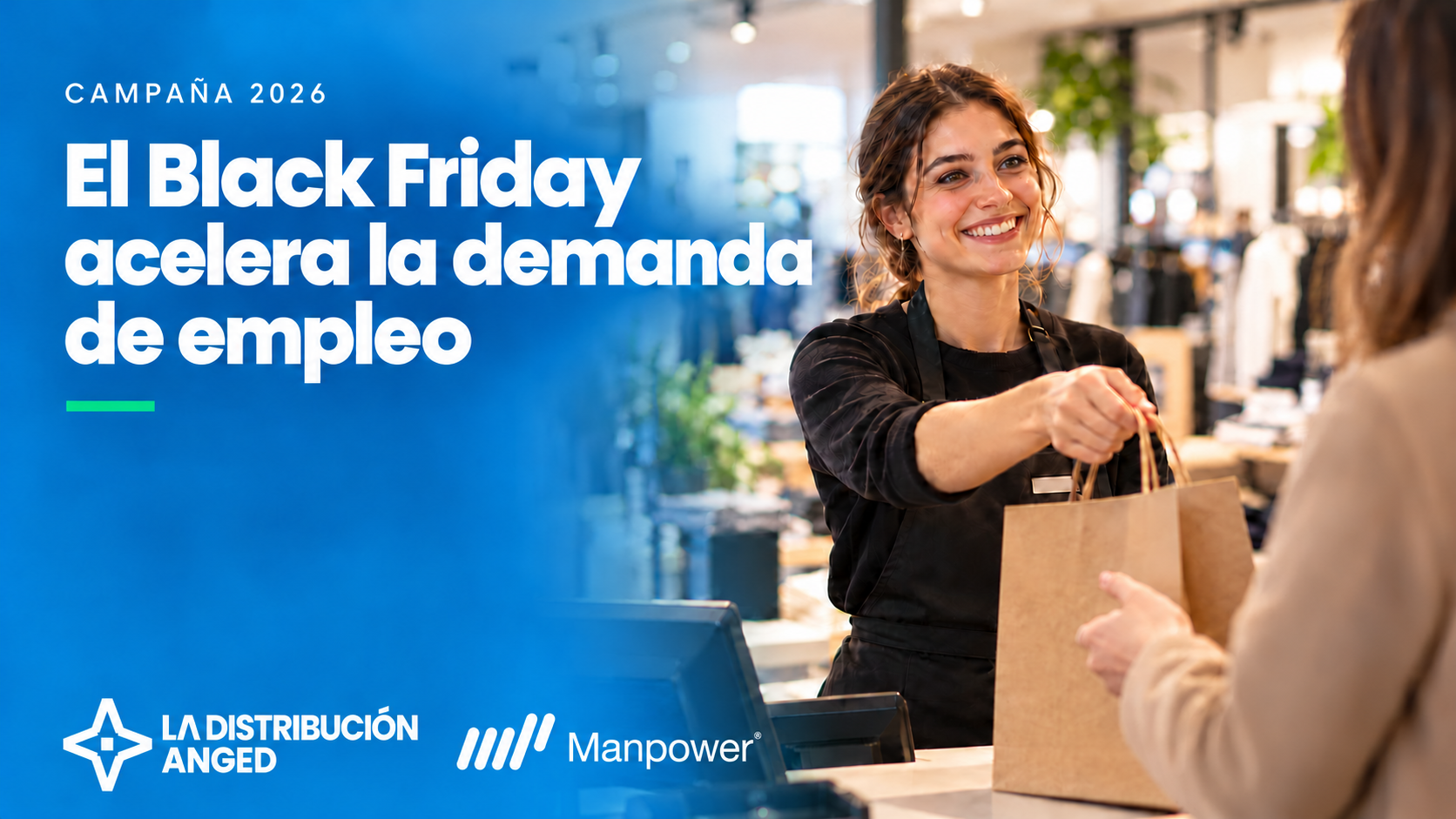 Black Friday 2026 impulsa la demanda de empleo